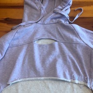 Cropped hoodie